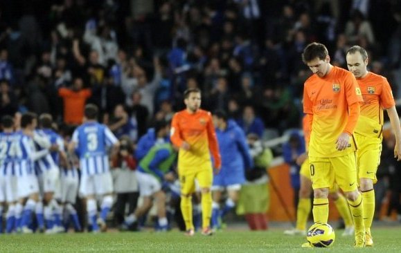 Barcelona Ditekuk Sociedad, Kekalahan Perdana di Liga Spanyol